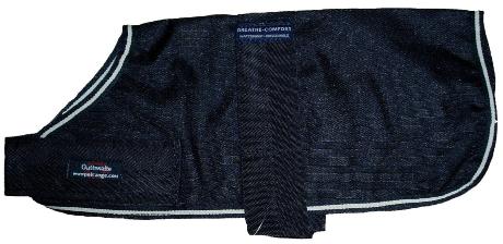 Outhwaites Polyester Unlined Coat Black 51cm (20")
